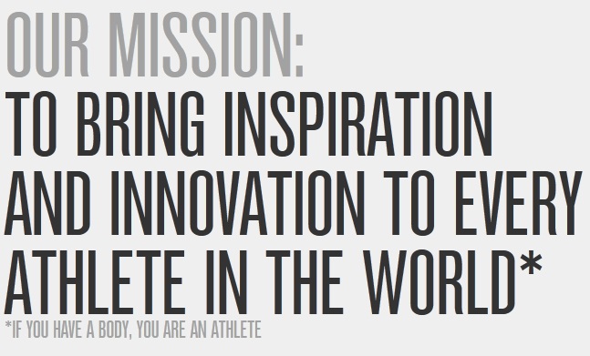 nike mission vision and values